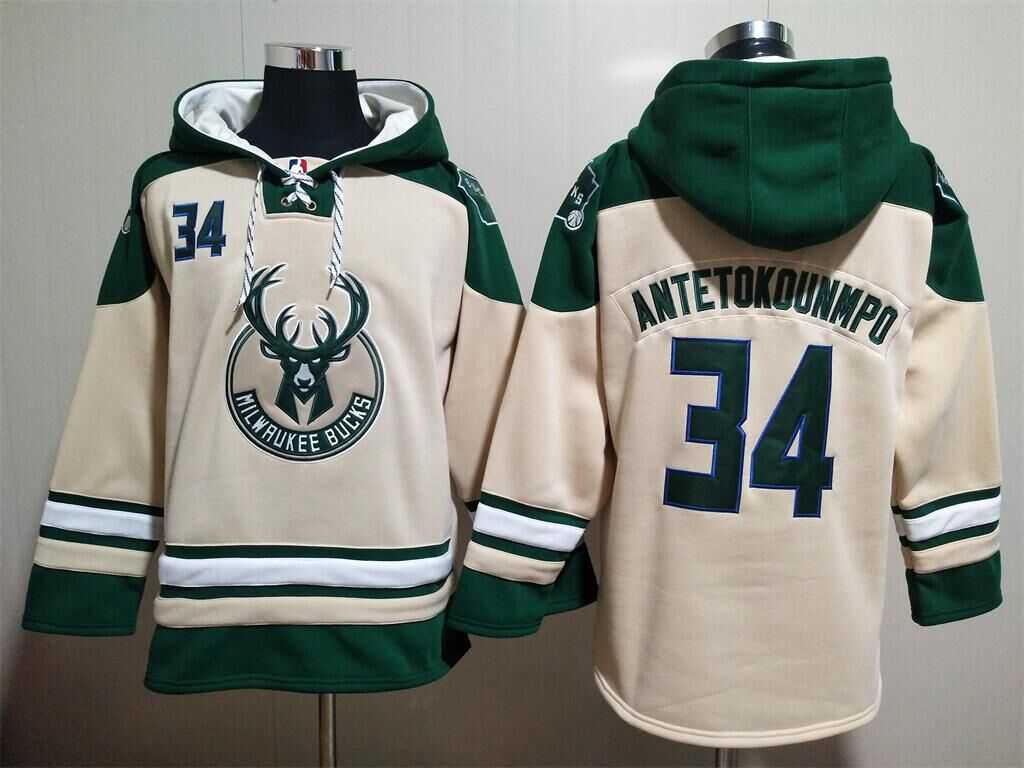 Bucks 34 Giannis Antetokounmpo Cream All Stitched Sweatshirt Hoodie,We sell and wholesale Bucks 34 Giannis Antetokounmpo Cream All Stitched Sweatshirt Hoodie on line form chian!